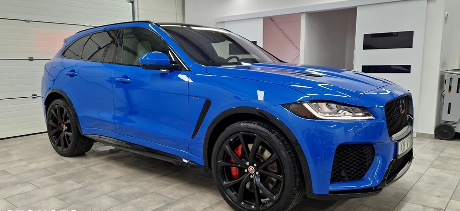 Jaguar F-Pace cena 325000 przebieg: 60400, rok produkcji 2020 z Kraków małe 562